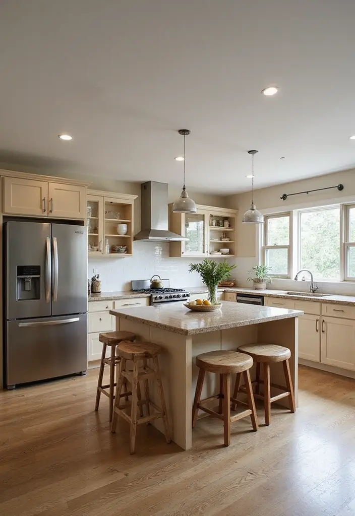 25 Budget Kitchen Remodel Ideas to Save Big - 13. Functional Furniture