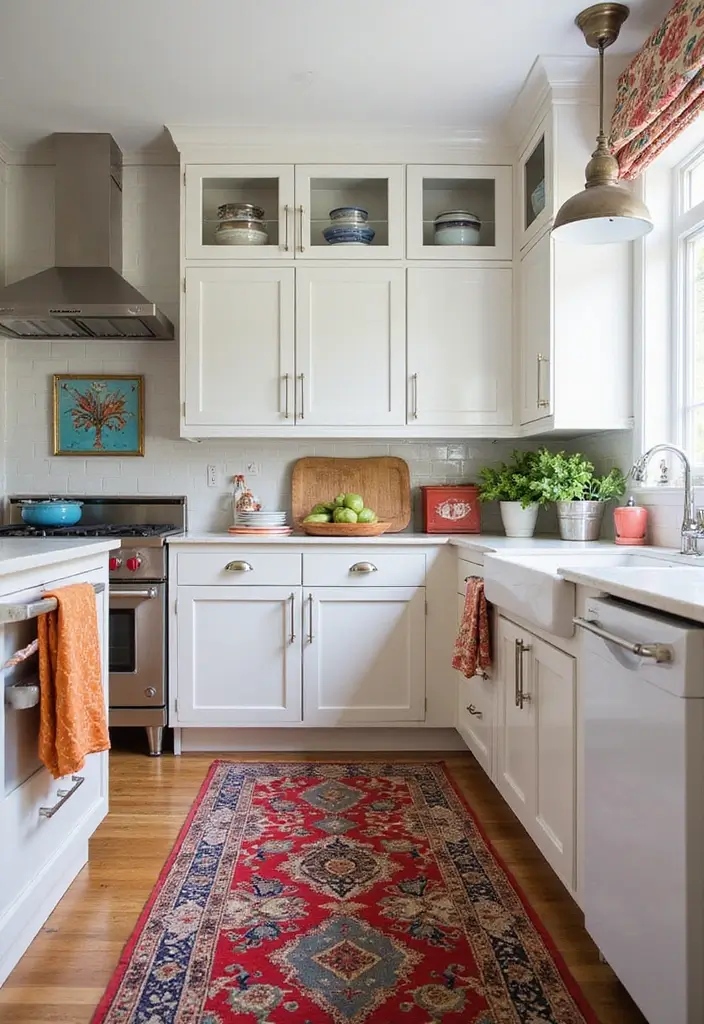 25 Budget Kitchen Remodel Ideas to Save Big - 17. Use of Colorful Accents