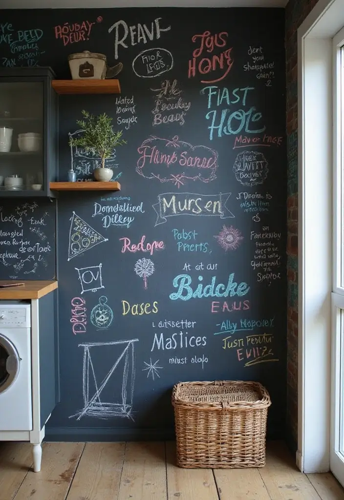 25 Budget Kitchen Remodel Ideas to Save Big - 18. Chalkboard Paint
