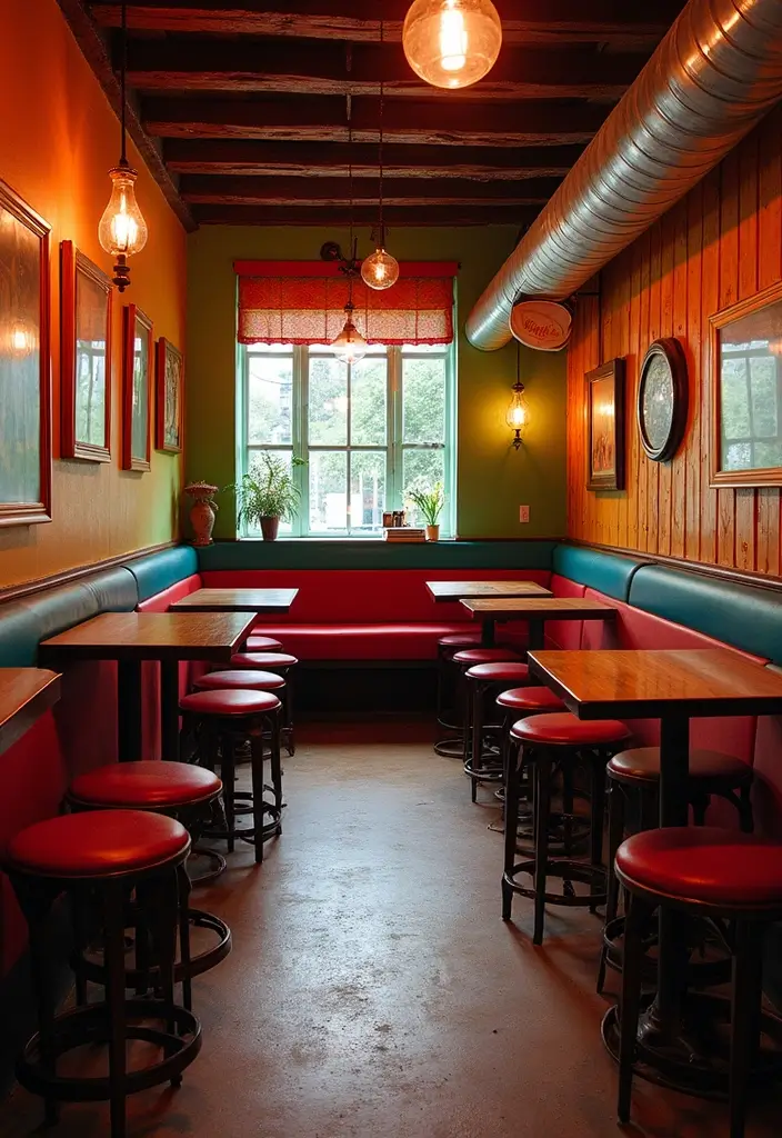 25 Cool Basement Ideas for a Modern Vibe - 10. Retro Bar Area