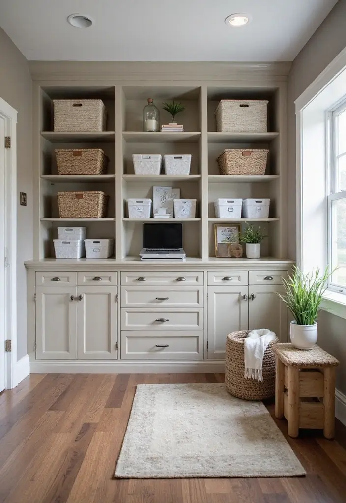 25 Finished Basement Ideas That Boost Your Home’s Value - 20. Expansive Storage Solutions