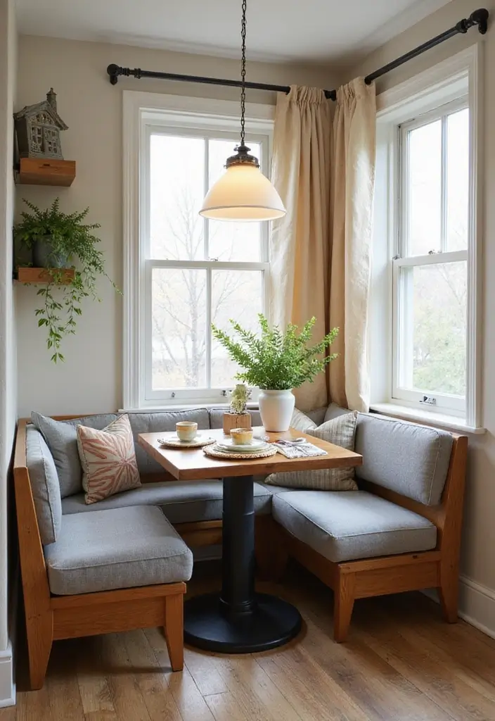 25 Finished Basement Ideas That Boost Your Home’s Value - 23. Inviting Breakfast Nook