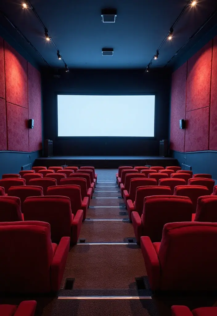 25 Finished Basement Ideas That Boost Your Home’s Value - 25. Dynamic Mini Theater