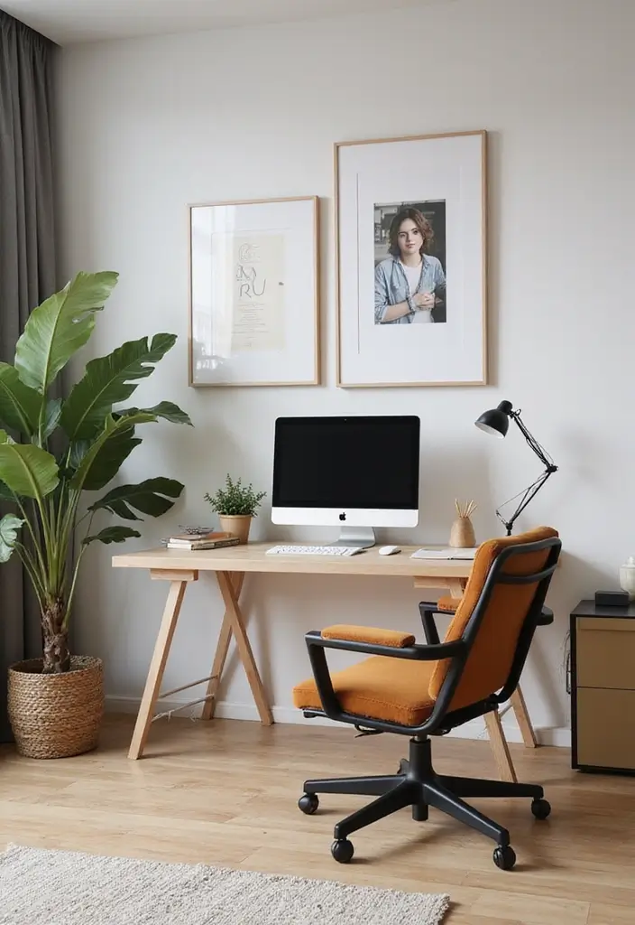 25 Finished Basement Ideas That Boost Your Home’s Value - 6. Chic Home Office