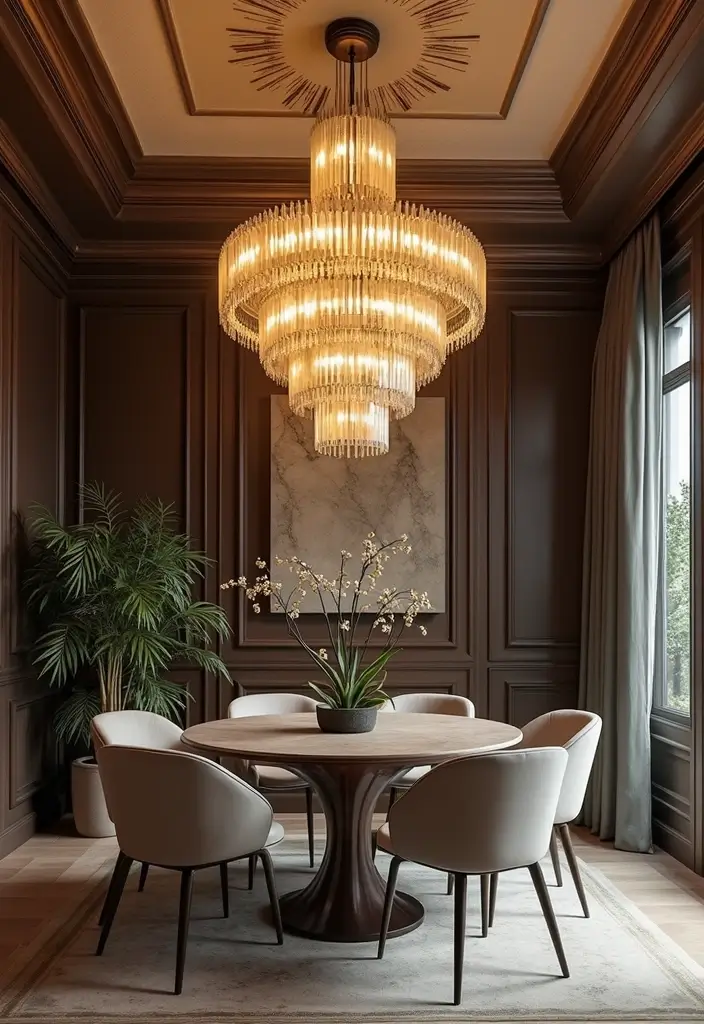 25 Home Decor Ideas for Small Spaces That Make a Big Impression - 11. Statement Lighting Fixtures