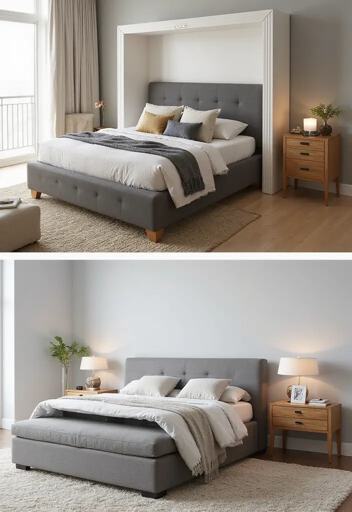 25 Home Decor Ideas for Small Spaces That Make a Big Impression - 23. Space-Saving Furniture