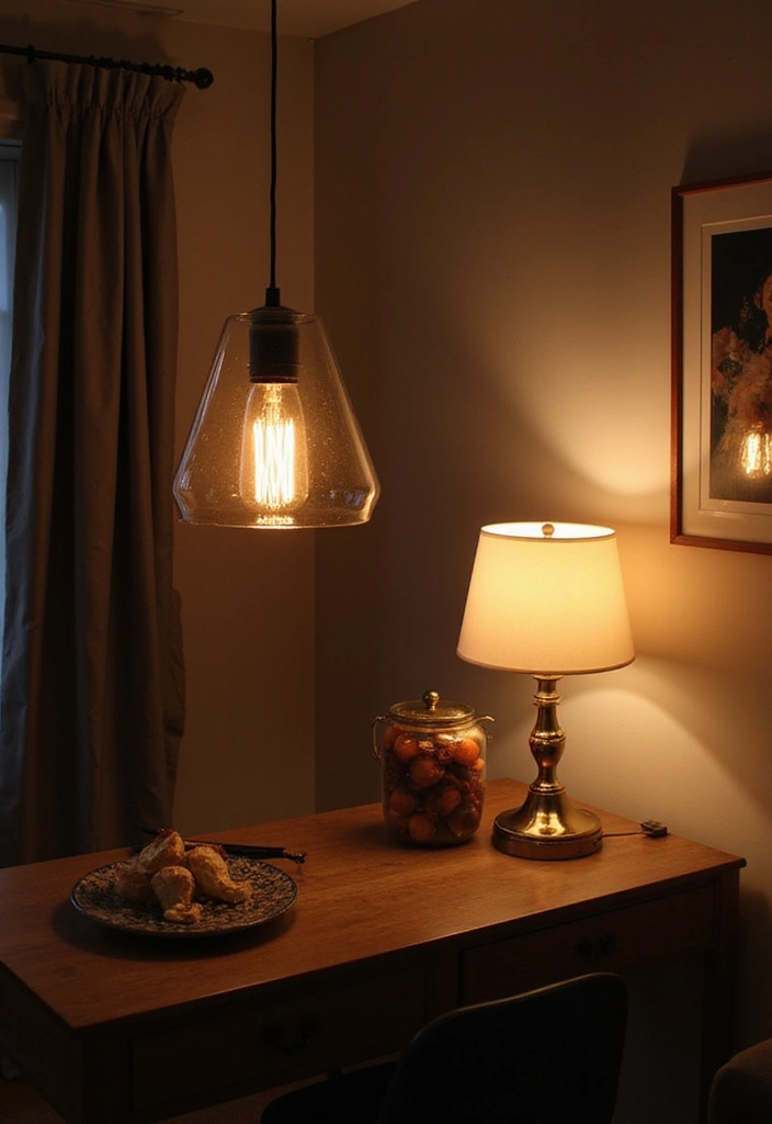 25 Home Decor Ideas for Small Spaces That Make a Big Impression - 6. Layered Lighting