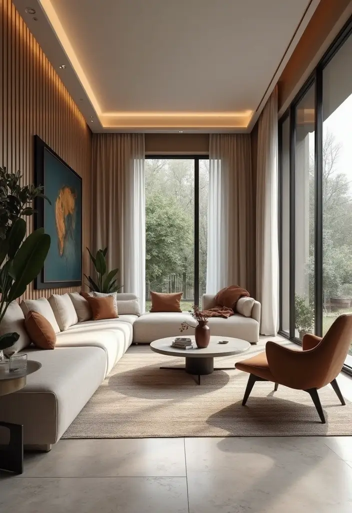 25 Narrow Living Room Layout Solutions You’ll Love - 11. Open-Concept Living