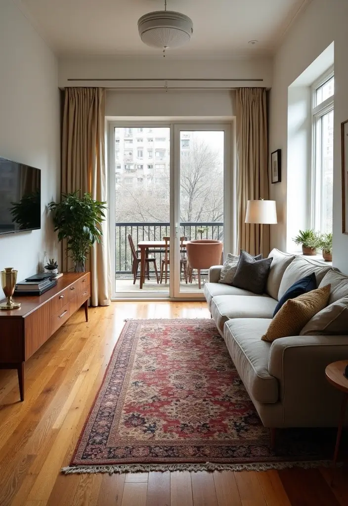25 Narrow Living Room Layout Solutions You’ll Love - 8. Multi-Zoned Areas