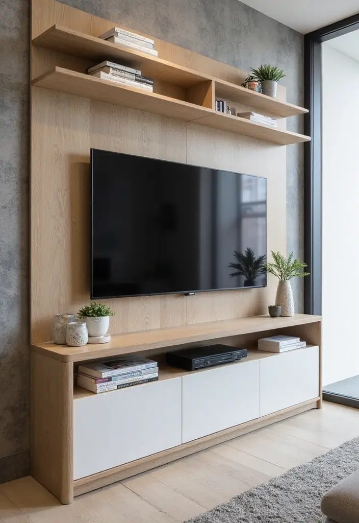 25 One Bedroom Apartment Essentials for Modern Living - 12. Versatile Media Console