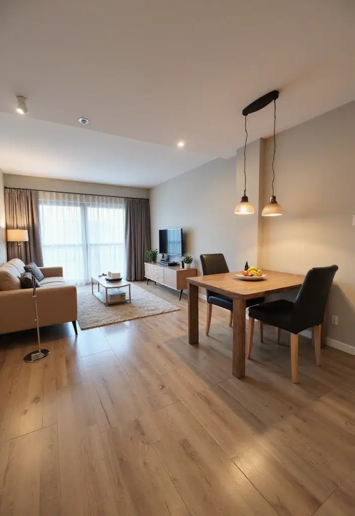 25 One Bedroom Apartment Ideas Floor Plans for Efficiency - 1. Open Concept Living