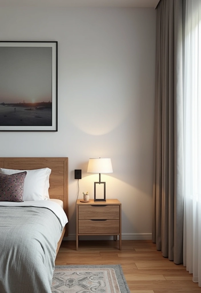 25 One Bedroom Apartment Ideas Floor Plans for Efficiency - 11. Smart Tech Integration