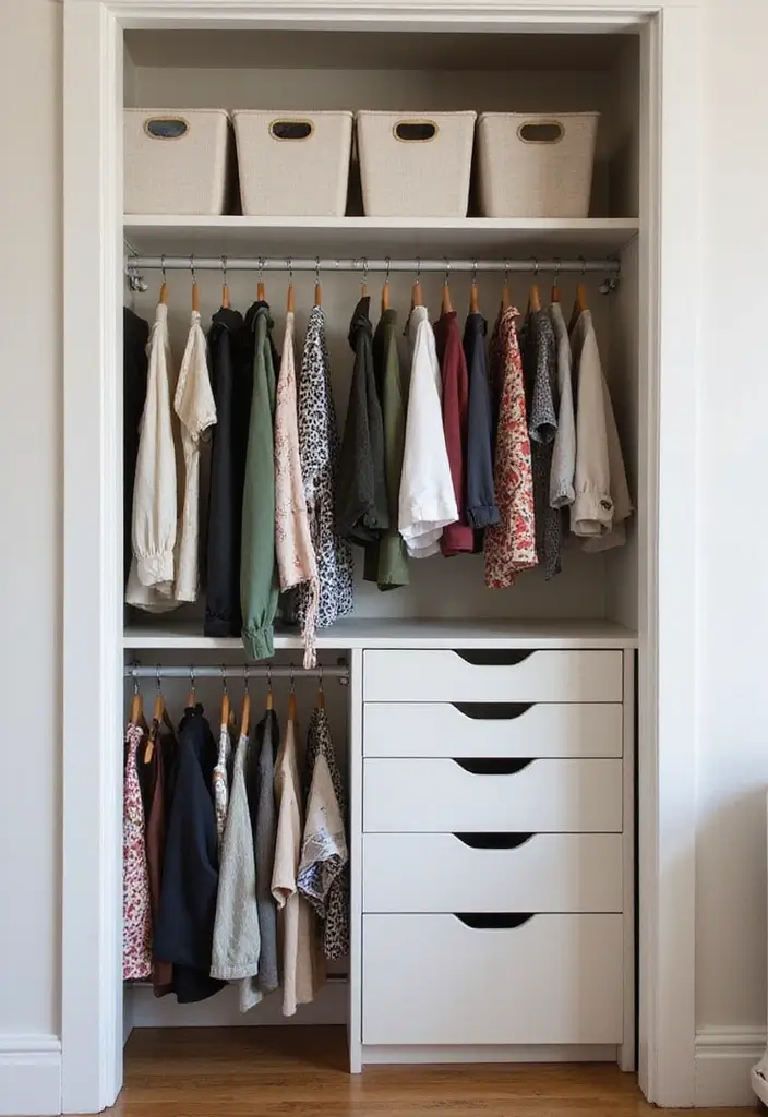 25 One Bedroom Apartment Layouts That Optimize Space - 11. Clever Closet Solutions