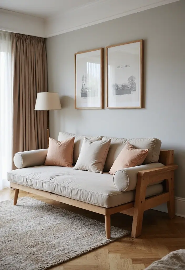 25 Small Space Home Decor Ideas That Truly Work - 1. Multi-Functional Sofa Bed