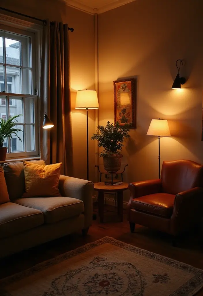 25 Small Space Home Decor Ideas That Truly Work - 12. Creative Lighting Solutions