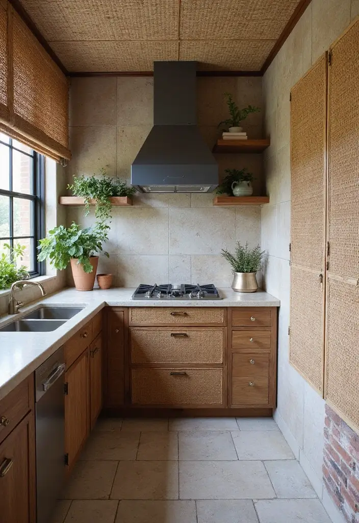 25 Stunning Galley Kitchen Remodel Ideas for Small Spaces - 16. Textured Finishes
