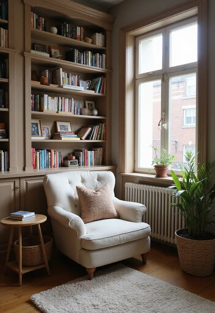 25 Two Bedroom Apartment Ideas for Modern Living - 12. Cozy Nooks