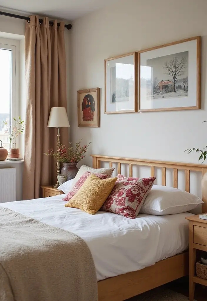 25 Two Bedroom Apartment Ideas for Modern Living - 14. Seasonal Decor Switch