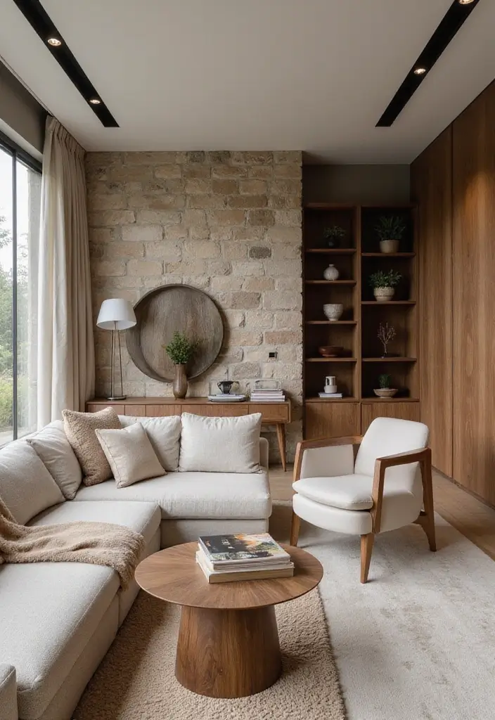 25 Two Bedroom Apartment Ideas for Modern Living - 17. Natural Elements