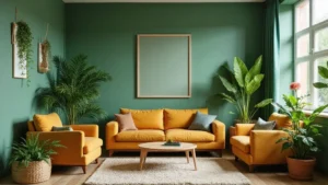 25 Ways to Style Green Walls in Your Living Room