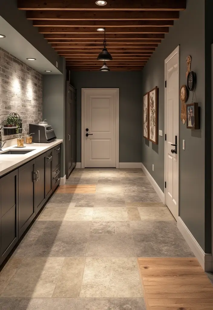 26 Basement Floor Ideas to Refresh Your Space - 15. Multi-Functional Zones