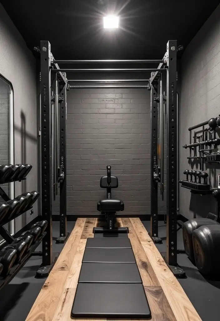 26 Basement Gym Ideas to Stay Fit at Home - 1. Multifunctional Equipment Magic