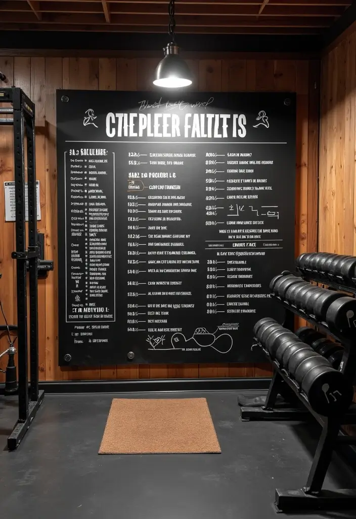 26 Basement Gym Ideas to Stay Fit at Home - 12. Entertaining Workout Challenges