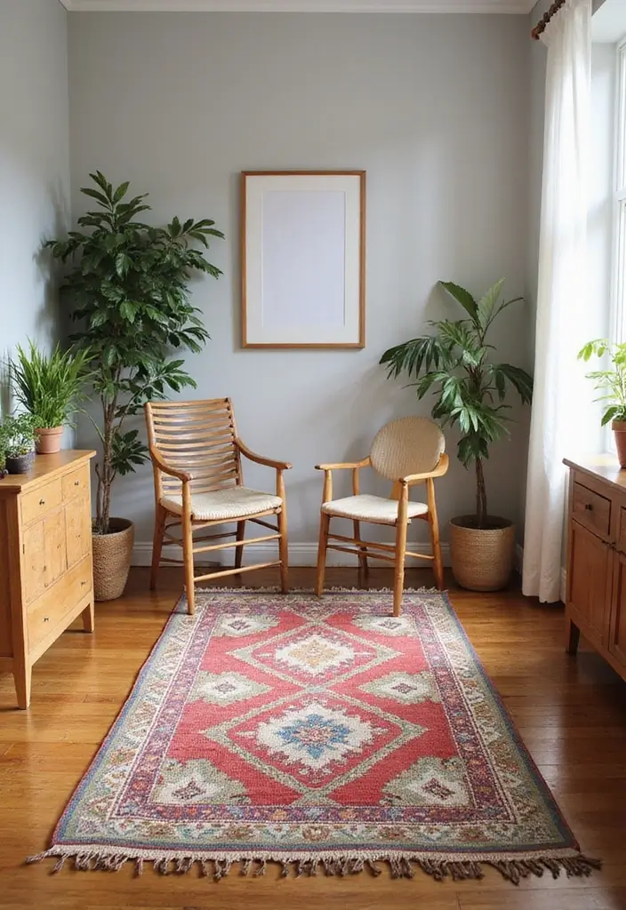 26 Home Decor Ideas Indian Style for Unique Charm - 1. Handwoven Dhurries