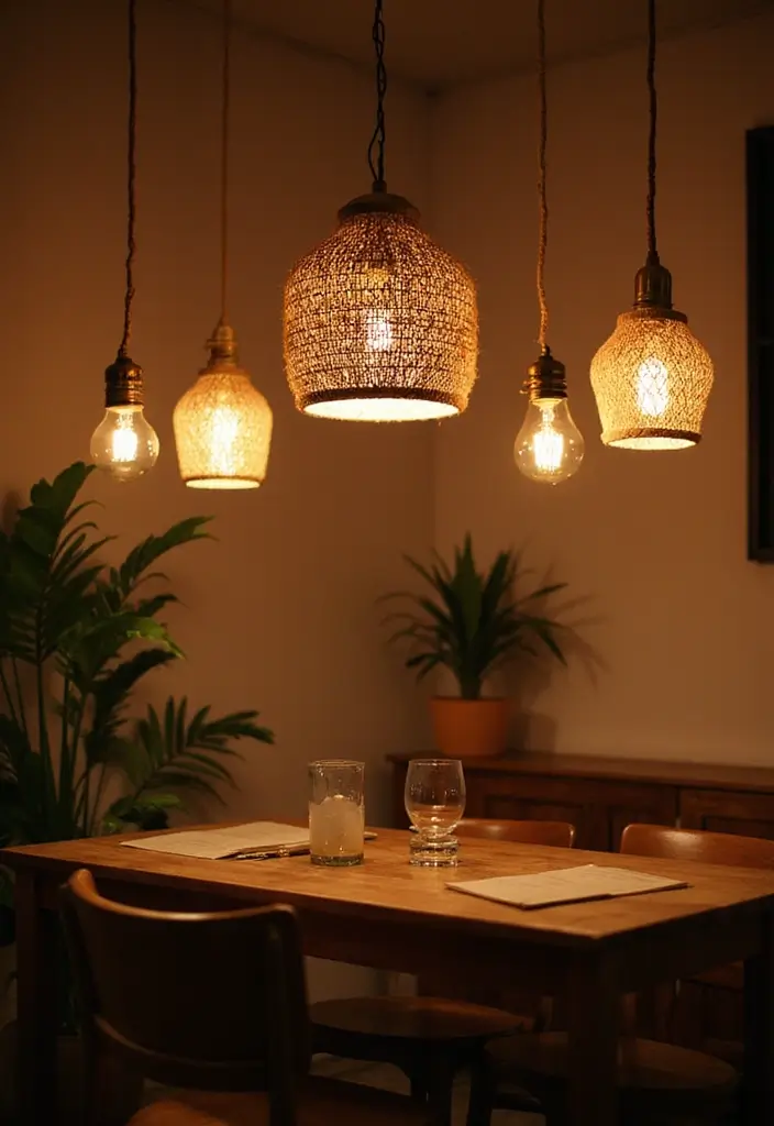 26 Home Decor Ideas Indian Style for Unique Charm - 13. Sustainable Lighting
