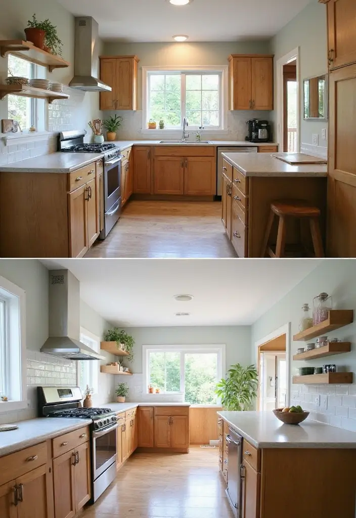 26 Kitchen Remodel Before and After Transformations to See - 9. Eco-Friendly Updates