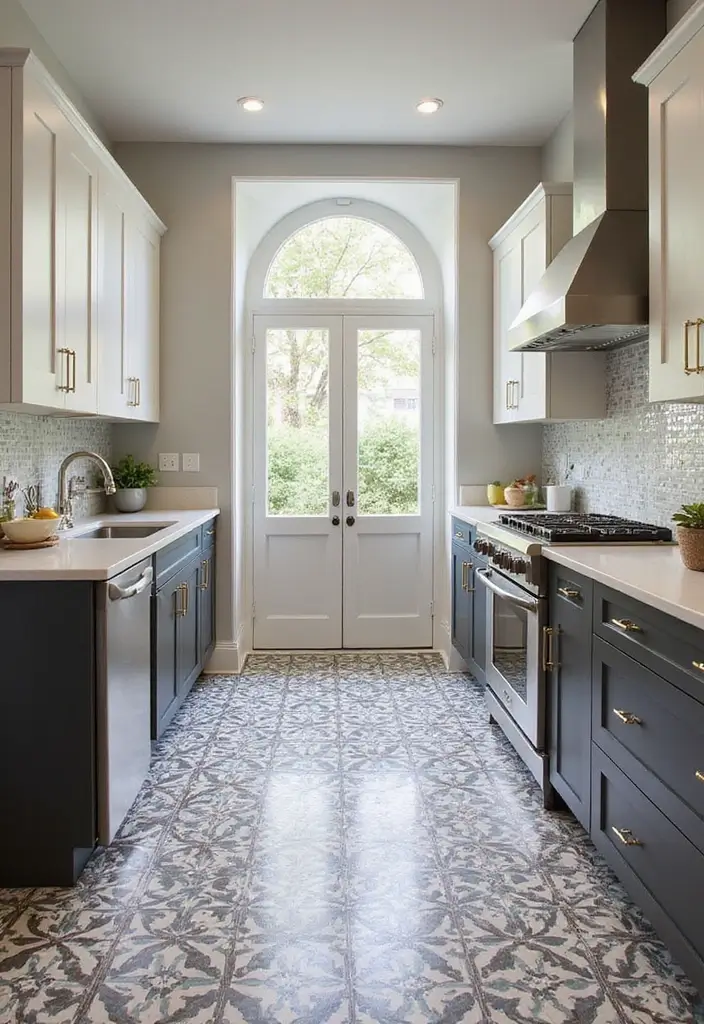 26 Kitchen Remodel Modern Ideas for a Fresh Look - 14. Bold Flooring Choices