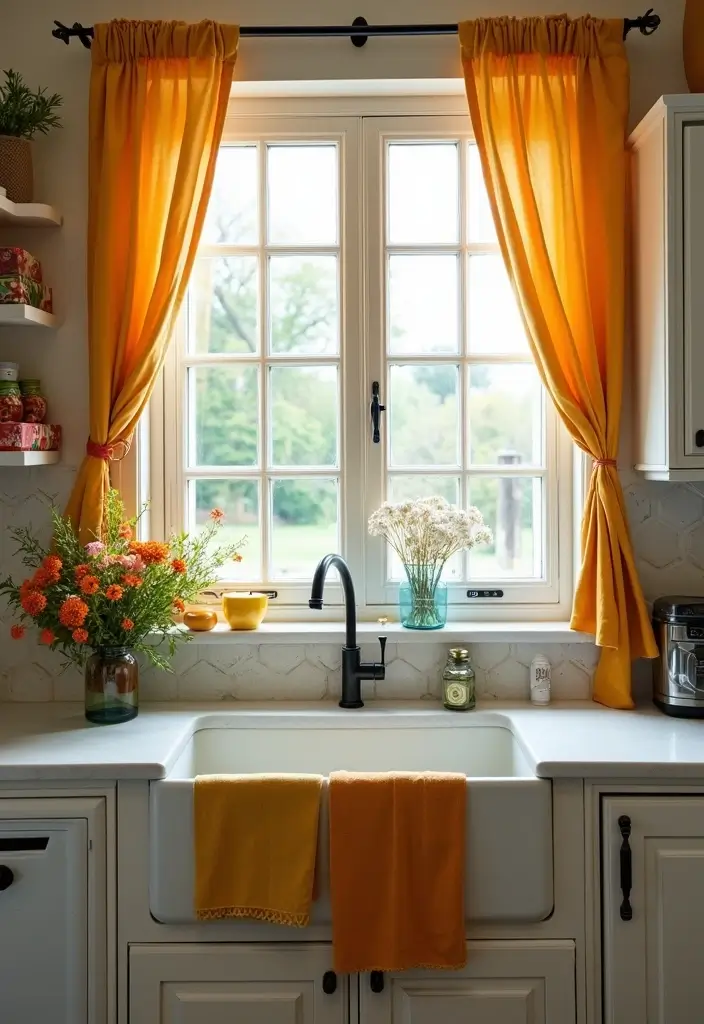 26 Kitchen Remodel on a Budget Tips You Can’t Miss - 15. Use Textiles Wisely