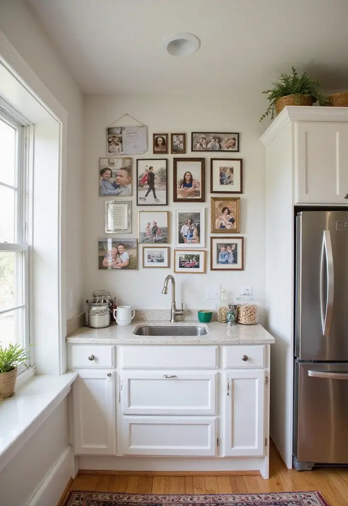 26 Kitchen Remodel on a Budget Tips You Can’t Miss - 25. Personalize with Family Photos