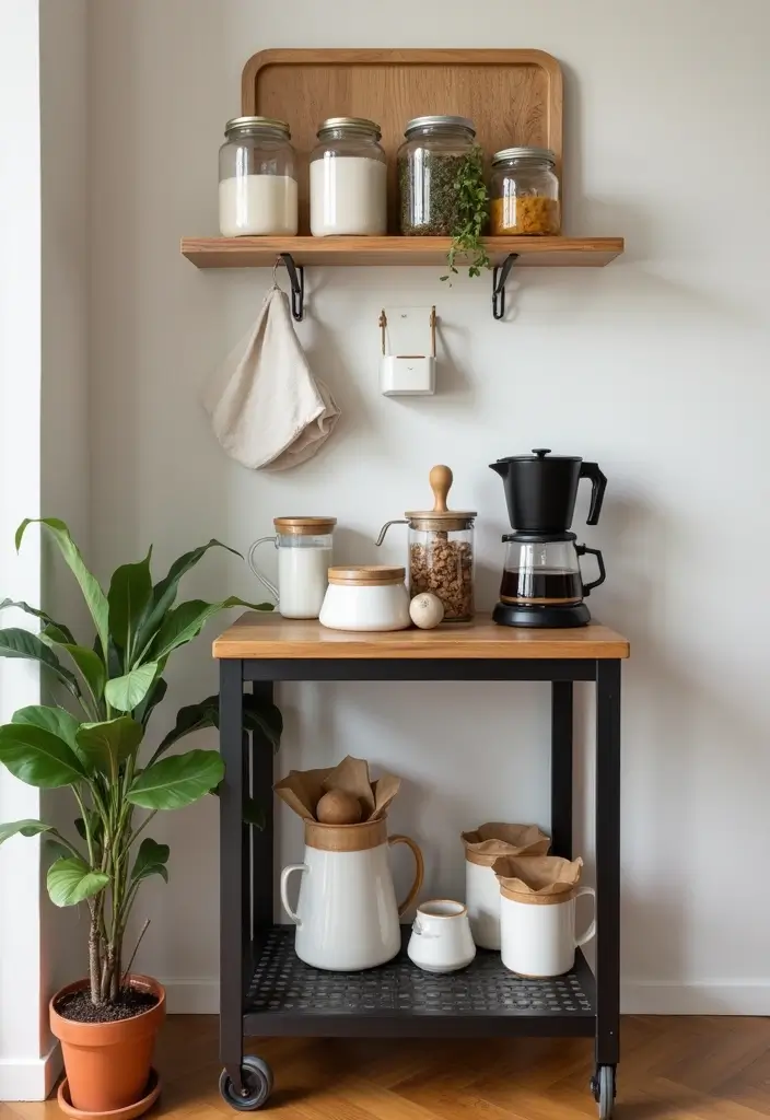 26 Kitchen Remodel on a Budget Tips You Can’t Miss - 6. Create a Coffee Bar