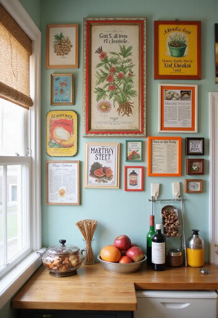 26 Kitchen Remodel on a Budget Tips You Can’t Miss - 8. Fun Wall Art