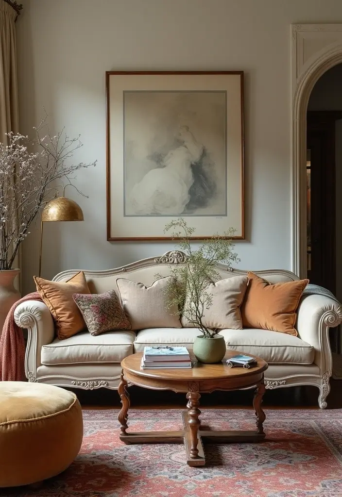 26 Living Room Layout Trends to Watch This Year - 10. Vintage Accents