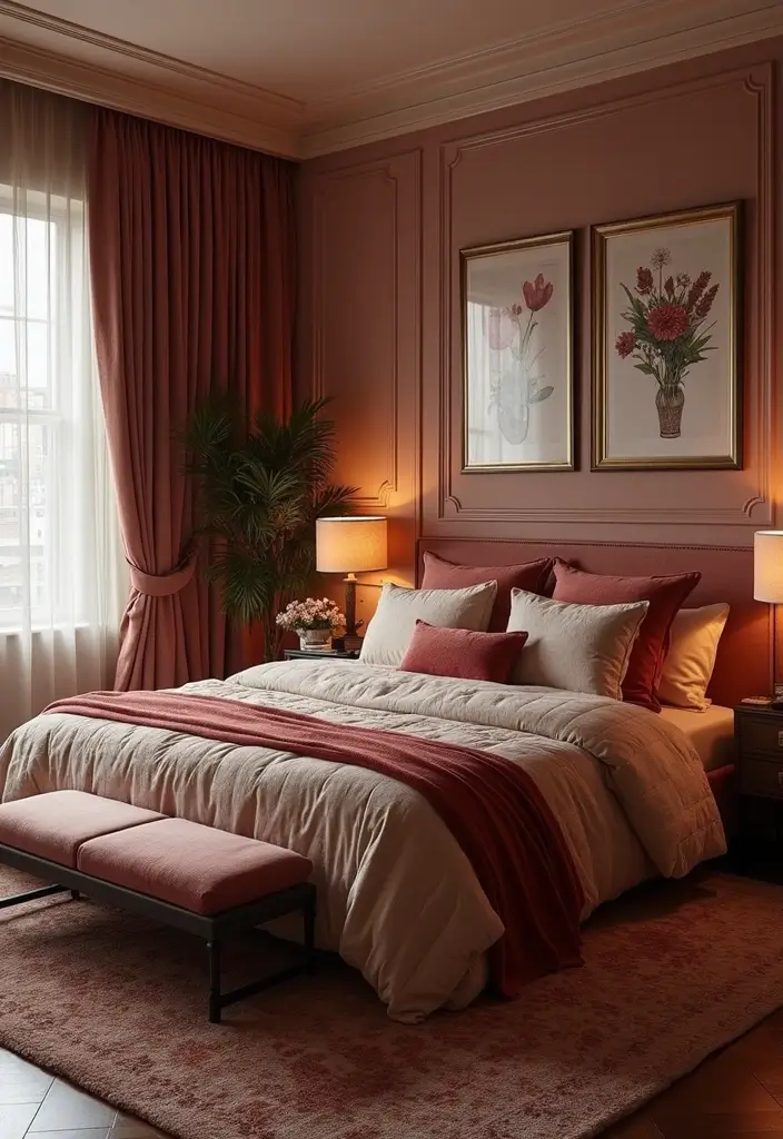 27 Apartment Inspiration Bedroom Styles to Try Now - 11. Vintage Glam