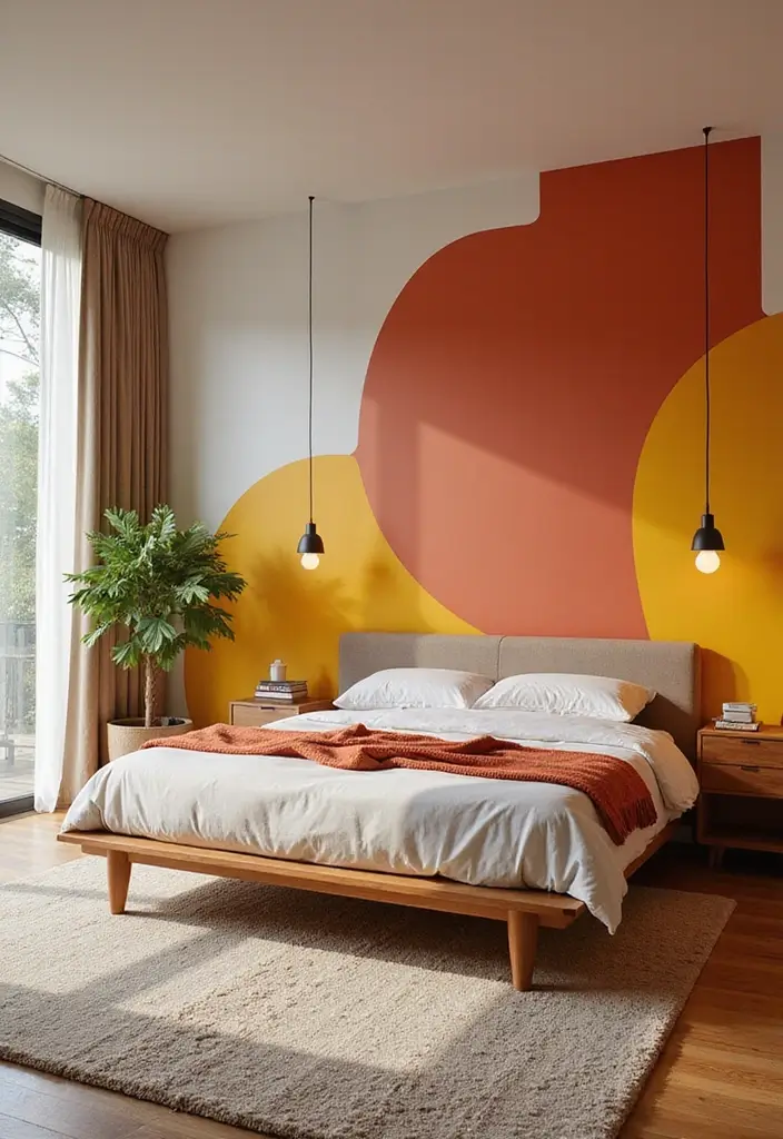 27 Apartment Inspiration Bedroom Styles to Try Now - 13. Mid-Century Modern
