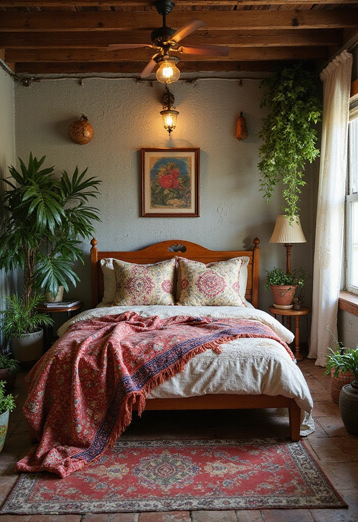 27 Apartment Inspiration Bedroom Styles to Try Now - 2. Cozy Bohemian
