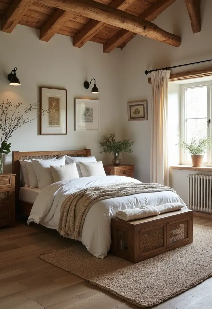 27 Apartment Inspiration Bedroom Styles to Try Now - 5. Farmhouse Fresh