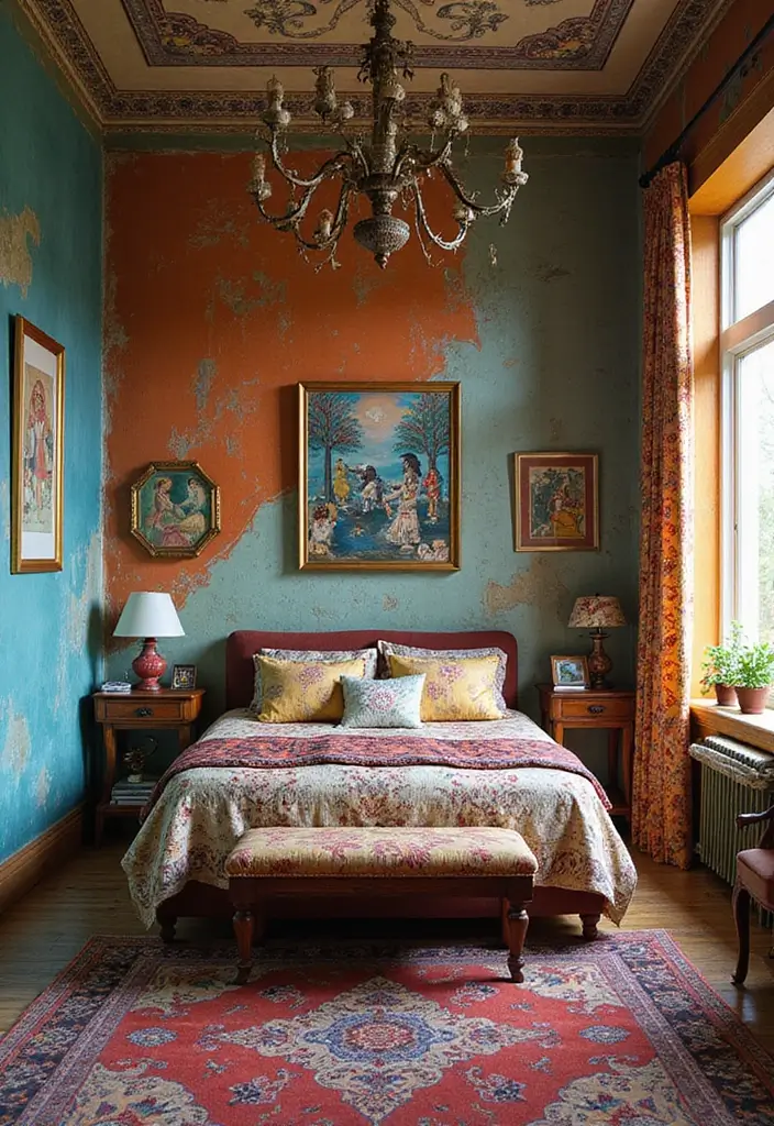 27 Apartment Inspiration Bedroom Styles to Try Now - 6. Eclectic Mix