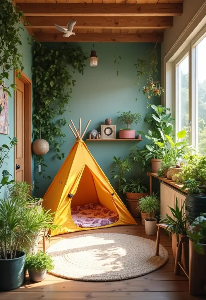 27 Basement Playroom Ideas to Boost Fun for Kids - 15. Outdoor Elements Indoors