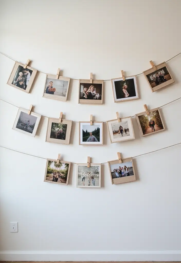 27 Home Decor DIY Ideas & Creative Crafts to Try Now - 12. DIY Photo Display