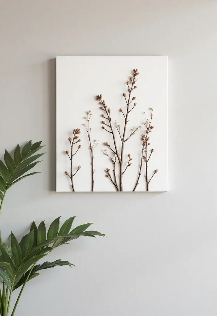 27 Home Decor DIY Ideas & Creative Crafts to Try Now - 14. Nature-Inspired Wall Art