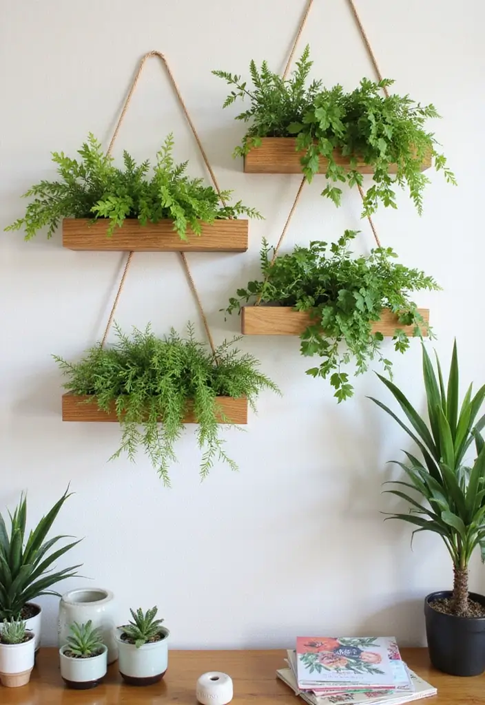 27 Home Decor DIY Ideas & Creative Crafts to Try Now - 17. DIY Wall Planters