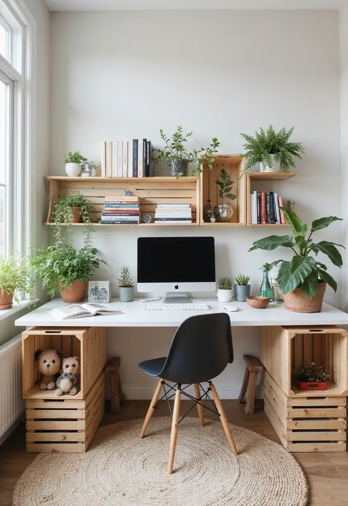 27 Home Decor DIY Ideas & Creative Crafts to Try Now - 7. Painted Wooden Crates