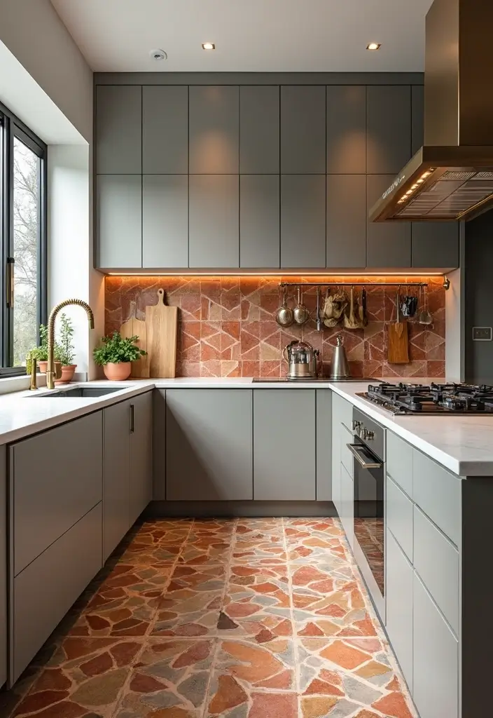 27 Kitchen Remodel Design Ideas for Every Style - 12. Bold Geometric Patterns