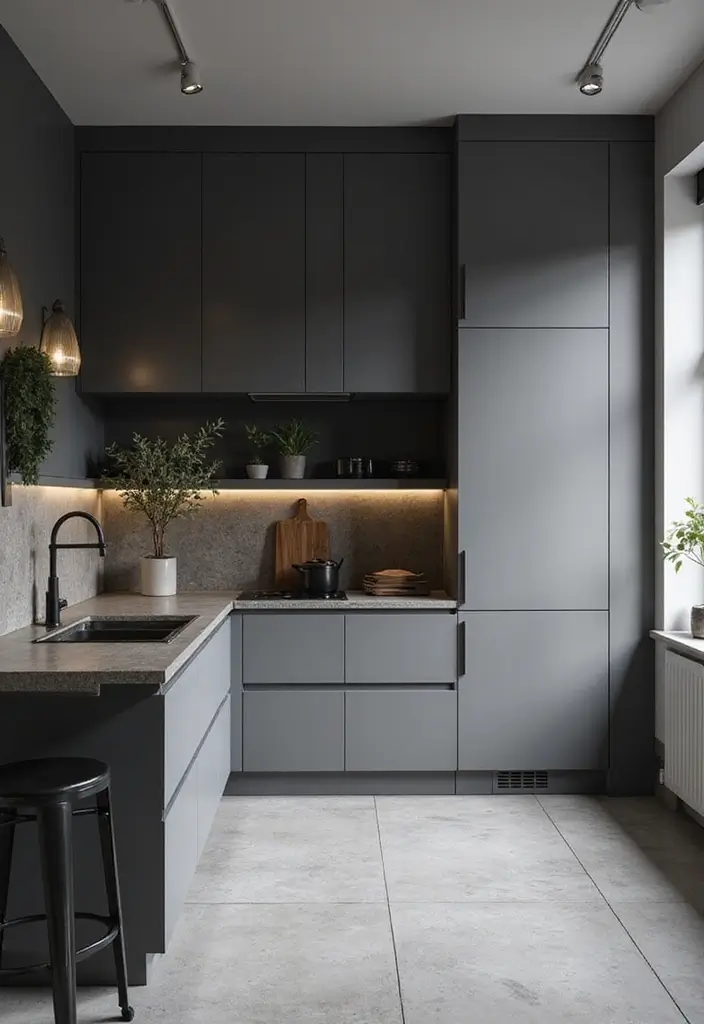 27 Kitchen Remodel Design Ideas for Every Style - 13. Elegant Monochrome