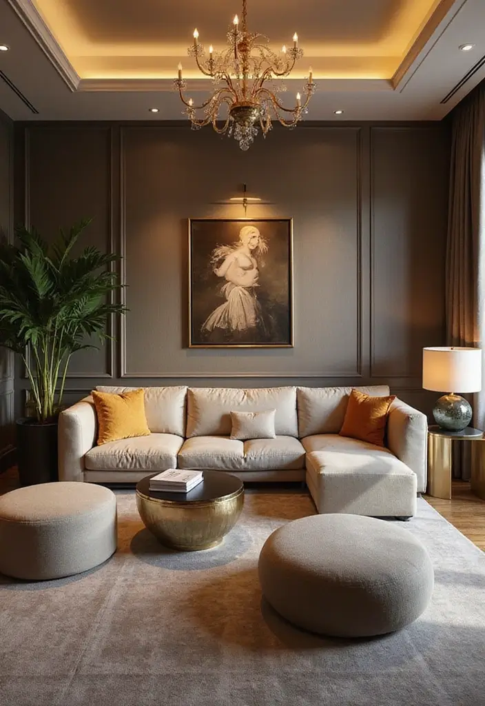 27 Living Room Backgrounds Perfect for Editing & Creativity - 14. Luxurious Hotel Vibes