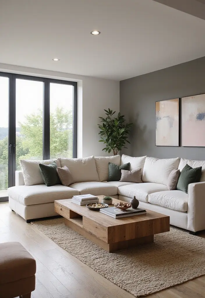 27 Living Room Backgrounds Perfect for Editing & Creativity - 25. Sophisticated Modern Farmhouse